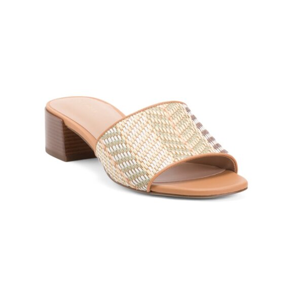 COLE HAAN Biscuit Calli Single Band Heeled Sandals